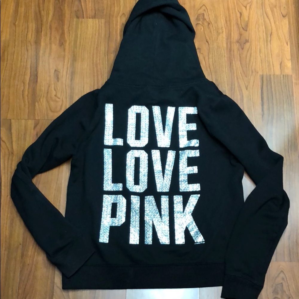 Victoria’s Secret pink Bling hoodie